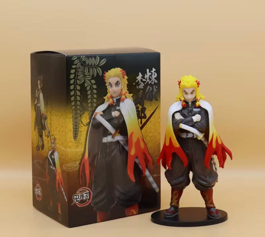 Anime Flame Fighter Figure – Fire Style 7–8” Display Collectible