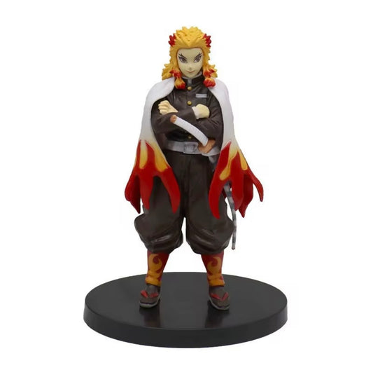 Anime Flame Fighter Figure – Fire Style 7–8” Display Collectible