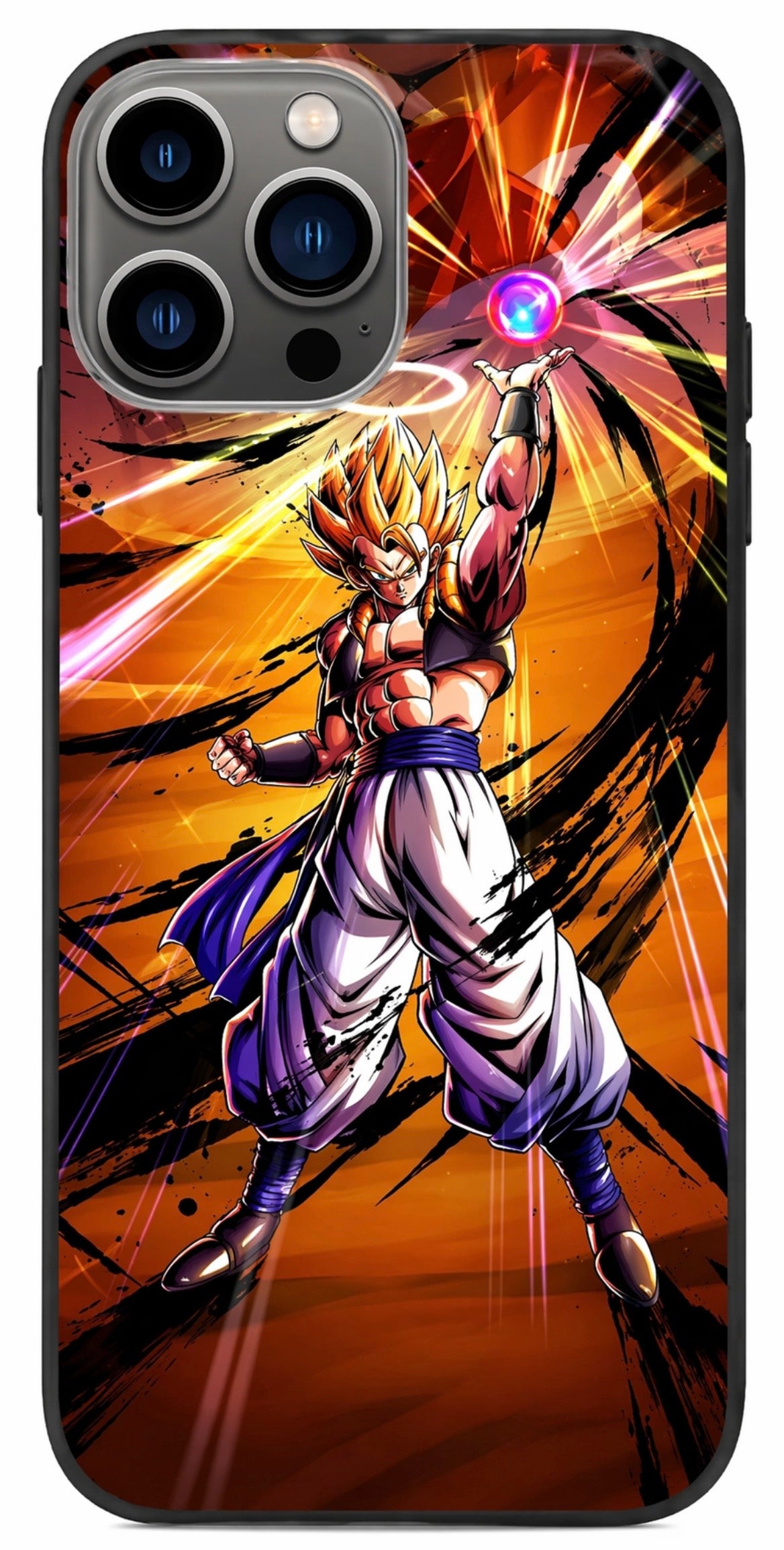 Anime Energy Warrior Phone Case – Bold Power Design